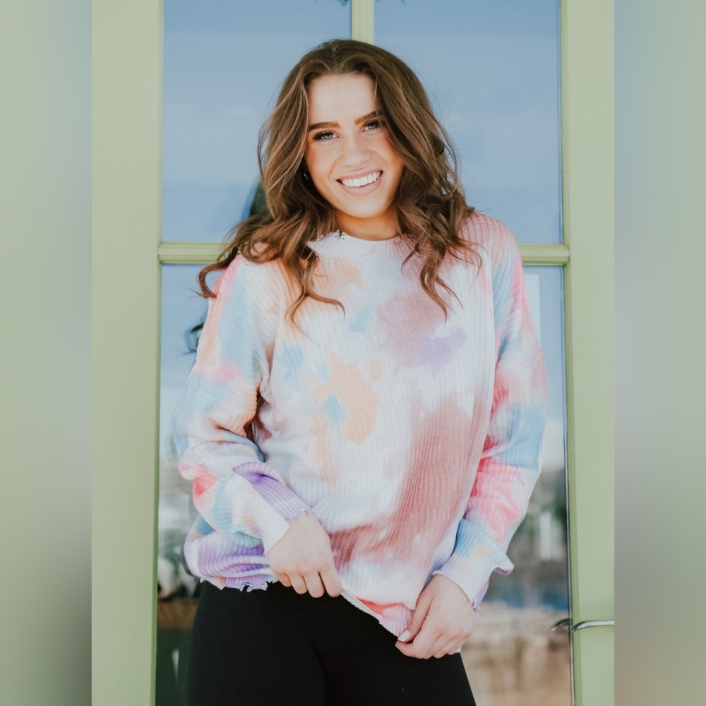 Milti color long sleeve sweater - Picture 3 of 8